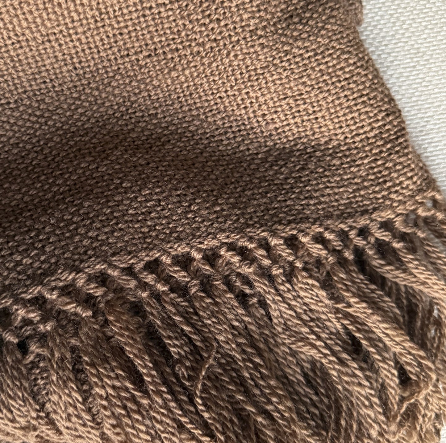 Brown Handloom Pashmina | Woven on a Loom
